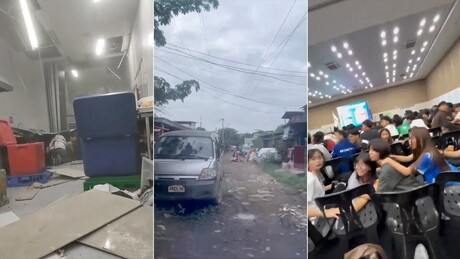VÍDEO, FOTOS: forte terremoto atinge as Filipinas