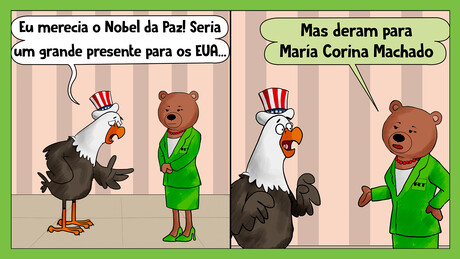 Trump fica sem o Nobel da Paz (mais ou menos)