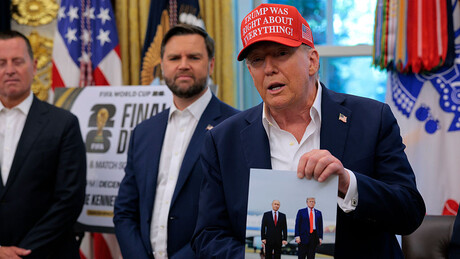 Trump diz que Putin apoia iniciativa de paz no Oriente Médio e fim do conflito na Ucrânia