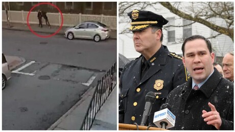 Momento em que ex-prefeito de Boston é esfaqueado na rua - VÍDEO FORTE
