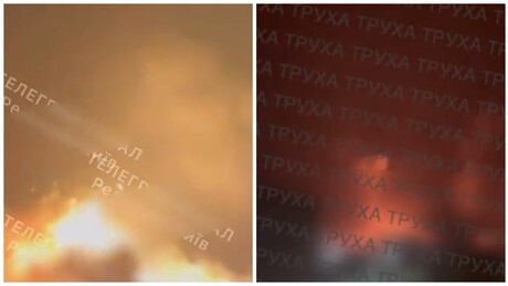 VÍDEOS: Incêndios são relatados em Kiev após ataques russos