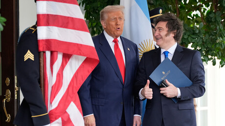 Trump parabeniza Milei por 'vitória esmagadora' na Argentina