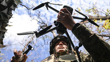 Drones russos controlam todo espaço aéreo do front de Krasnoarmeisk