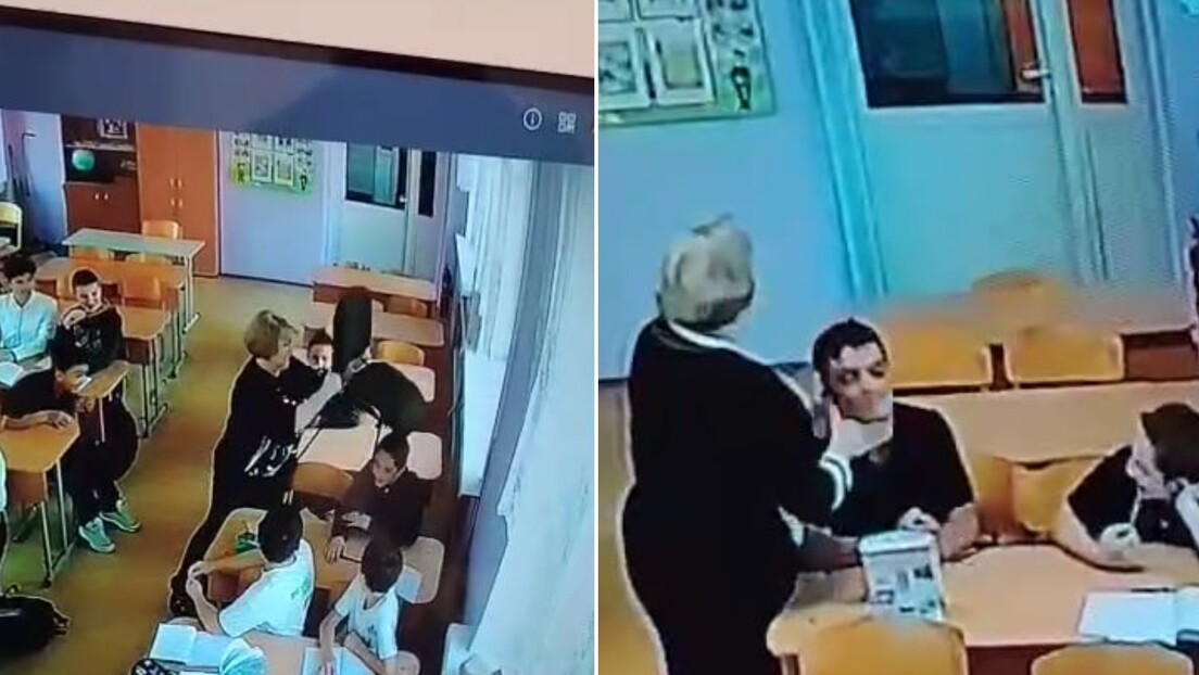 VÍDEO: professora russa é flagrada agredindo alunos com cadeira e fita adesiva