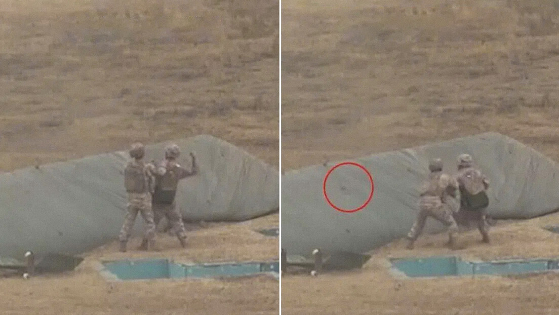 VÍDEO: recruta chinês atira granada e quase se explode junto com instrutor