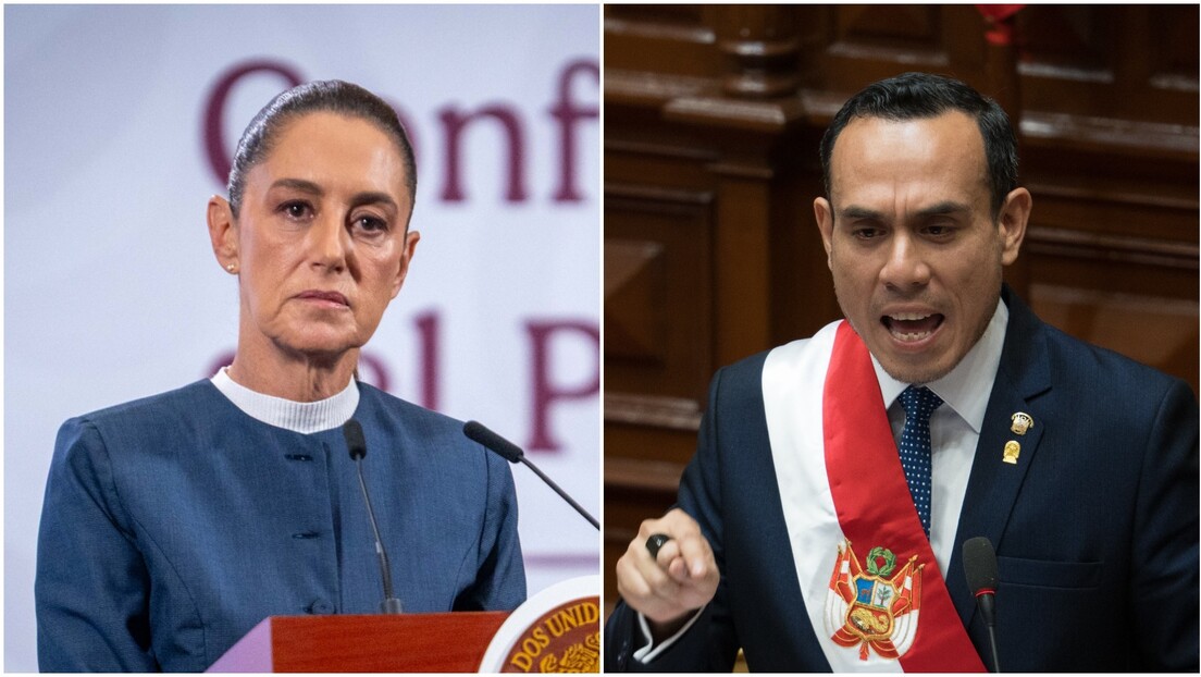 Sheinbaum responde às ameaças do presidente do Peru de invadir a embaixada do México em Lima