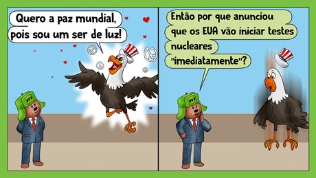 De candidato ao Nobel da Paz a iniciador de testes nucleares