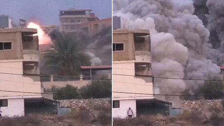 VÍDEO ÉPICO: libanês sobrevive milagrosamente a bombardeio de Israel