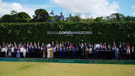 Lula, Guterres, Dilma, Stubb e outros líderes participam da foto de família da Cúpula do Clima