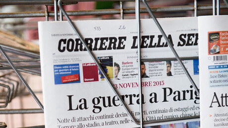 Rússia denuncia censura de jornal italiano em entrevista com Lavrov