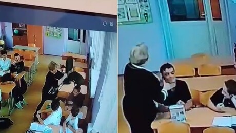 VÍDEO: professora russa é flagrada agredindo alunos com cadeira e fita adesiva