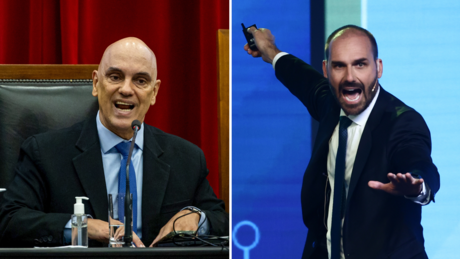 Moraes diz que Eduardo Bolsonaro tentou intimidar STF com sanções dos EUA e vota para torná-lo réu