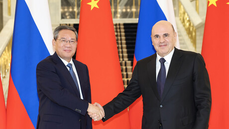 VÍDEO: primeiro-ministro russo cumprimenta cordialmente seu colega chinês em Moscou