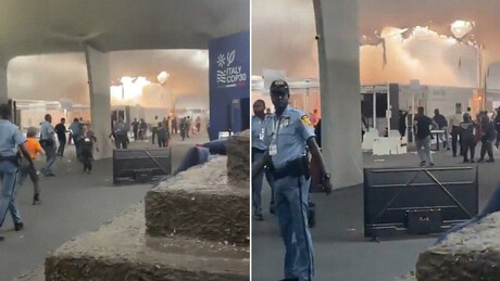 Incêndio atinge pavilhão da COP30, em Belém