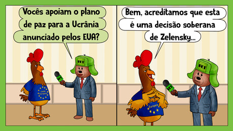 União Europeia demonstra "respeito" pelo plano de paz na Ucrânia