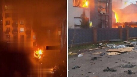 Explosões em Kiev após Ucrânia atacar civis na Rússia com drones