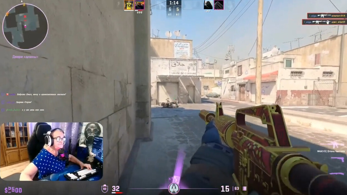 'Babushka sniper' ataca novamente e recebe prêmio internacional por habilidades em Counter-Strike