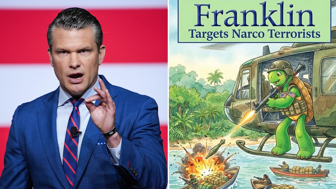 Chefe do Pentágono transforma personagem infantil em soldado que 'ataca narcoterroristas' (FOTO)