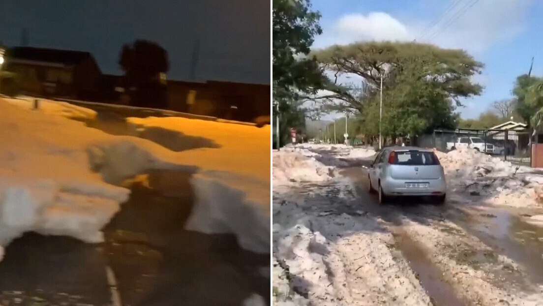 África do Sul amanhece como a Sibéria - VIDEO