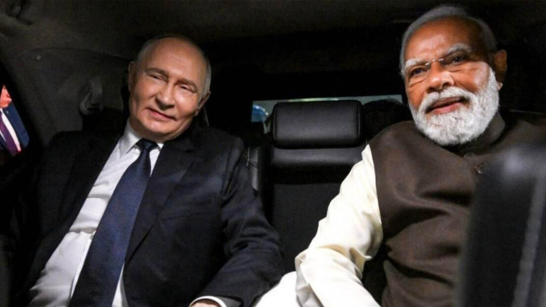 VÍDEO: Modi cumprimenta Putin no aeroporto de Nova Delhi e eles partem no mesmo carro