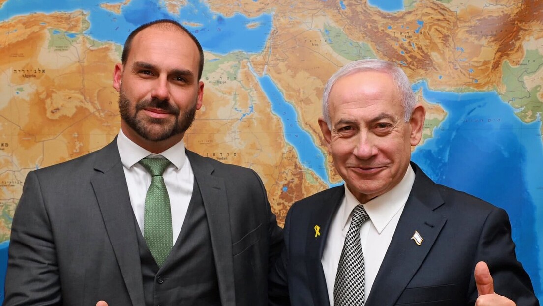 Em Israel, Eduardo Bolsonaro critica Hamas e recebe elogios do presidente do Parlamento