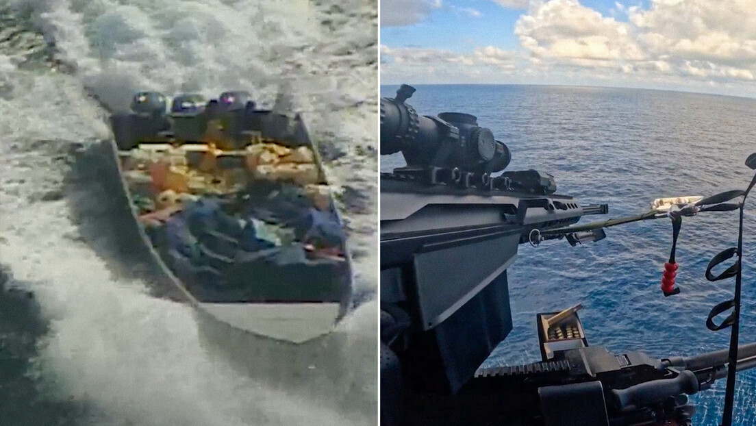 IMAGENS FORTES: EUA atacam 'narcolancha' no Pacífico