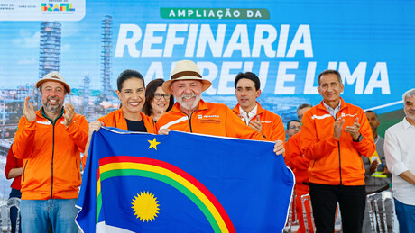 Em busca de autossuficiência energética, Lula acompanha modernização da Refinaria Abreu e Lima