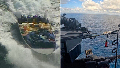 IMAGENS FORTES: EUA atacam 'narcolancha' no Pacífico