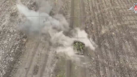 VÍDEO: Robôs russos atacam posições do regime de Kiev em Zaporozhie