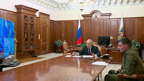 PRIMEIRAS IMAGENS da reunião de Putin sobre a situação na zona da operação militar especial