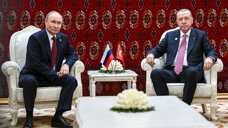 Putin se encontra com Erdogan durante visita ao Turcomenistão