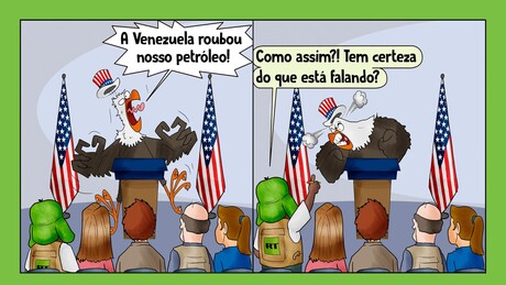 Novo plot twist: Trump diz que a Venezuela "roubou" o petróleo dos EUA