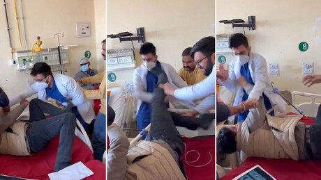 VÍDEO: médicos adotam tratamento mais agressivo com paciente na Índia