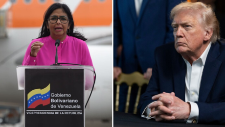 Trump responde à pergunta sobre possível encontro com Delcy Rodríguez