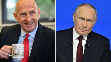 Rússia reage ao desejo do ministro da Defesa do Reino Unido de sequestrar Vladimir Putin