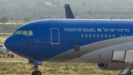 Avião oficial do governo israelense deixa o país em meio às tensões no Irã
