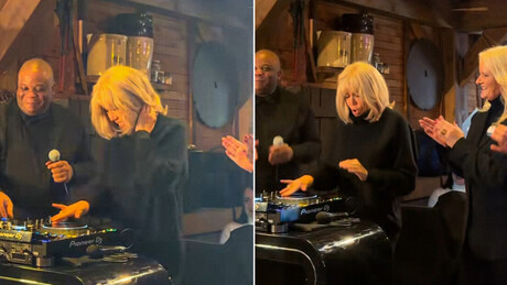 VÍDEO: Brigitte Macron improvisa como DJ e dança em boate da Disney Paris