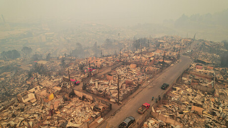 IMAGENS APOCALÍPTICAS da devastação causada pelos incêndios florestais no Chile