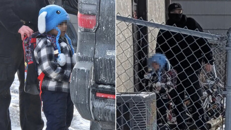 FOTO: ICE prende criança de 5 anos em operação à paisana para deportação