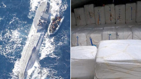 VÍDEO: Portugal intercepta submarino com quase 9 toneladas de cocaína no Atlântico