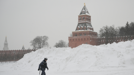 Moscou registra nível mais alto de neve em 203 anos