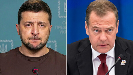 Medvedev prevê o destino de Zelensky