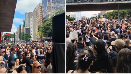 VÍDEOS: Protesto reúne milhares na Av. Paulista e cobra prisão por morte do cão Orelha