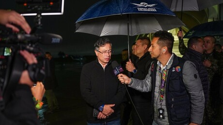 VÍDEOS: Petro embarca rumo aos EUA para se reunir com Trump