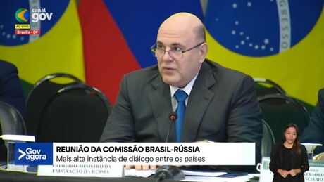 Primeiro-ministro da Rússia se reúne com Geraldo Alckmin e elogia relações bilaterais entre Brasil e Rússia
