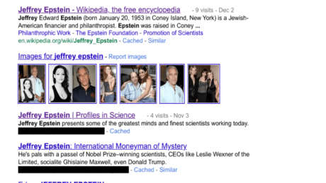 Varredura na surdina: Epstein suprimiu referências na mídia à sua condenação em 2008
