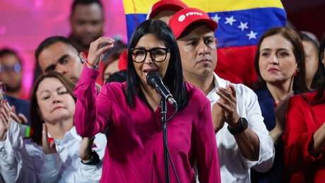 Delcy Rodríguez responde quem está no comando na Venezuela