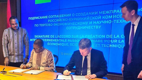 Rússia cria Comissão Intergovernamental de cooperação econômica e comercial com Burkina Faso