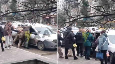 VÍDEO: Moradores de Odessa usam gás lacrimogêneo para libertar ucraniano de recrutadores