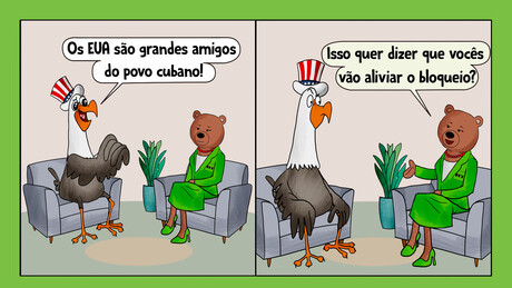 EUA e sua ajuda 'muy amiga' ao povo cubano